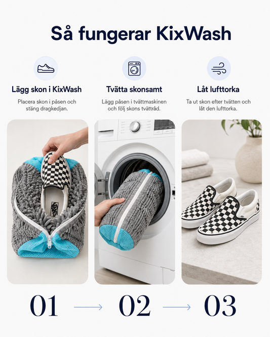 KixWash Skotvättpåse